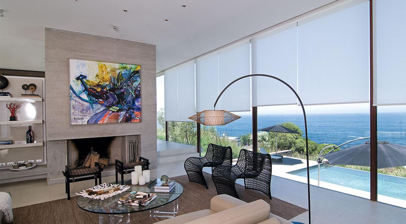 Roller Quantum sala de estar Casa El Pangue Roller Quantum Casa El Pangue